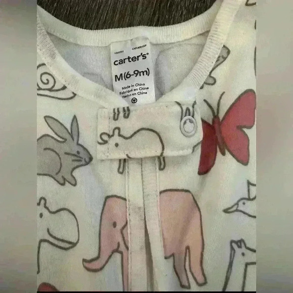 Carter's Baby Sleep Bag Size Medium 6-9 Months 100% Cotton - Picture 2 of 6